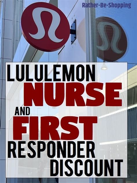 lululemon first responder 25 discount.